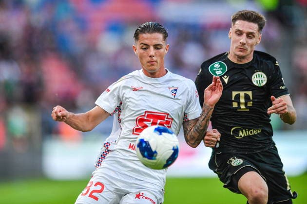 2026.08.13 Zabrze Pilka nozna Liga Europy UEFA Eliminacje 3 Rudna Kwalifikacji Ligi Europy Sezon 2026 2027 Gornik Zabrze - Ferencvaros N z Kacper Urbanski, Marius Corbu Foto Marcin Bulanda PressFocus 2026.08.13 Zabrze Football UEFA European League Qualifying Third Round Season 2026 2027 Gornik Zabrze - Ferencvaros Kacper Urbanski, Marius Corbu Credit: Marcin Bulanda PressFocus NEWSPIX.PL --- newspix.pl