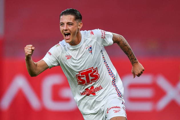 2026.08.13 Zabrze Pilka nozna Liga Europy UEFA Eliminacje 3 Rudna Kwalifikacji Ligi Europy Sezon 2026 2027 Gornik Zabrze - Ferencvaros N z Kacper Urbanski, radosc, radosc po golu, radosc po bramce Foto Marcin Bulanda PressFocus 2026.08.13 Zabrze Football UEFA European League Qualifying Third Round Season 2026 2027 Gornik Zabrze - Ferencvaros Kacper Urbanski, radosc, radosc po golu, radosc po bramce Credit: Marcin Bulanda PressFocus NEWSPIX.PL --- newspix.pl