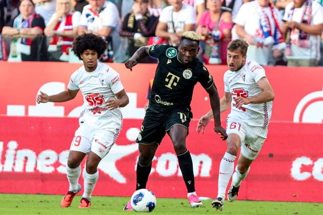 13.08.2026, Zabrze Liga Europy UEFA sezon 2026 27 runda III kwalifikacji, Gornik Zabrze - Ferencvaros Budapeszt - UEFA Europa League football Match season 2026 27 round III qualification Gornik Zabrze - Ferencvaros Budapest Nz. Peter Federico Bamidele Yusuf Michal Sacek Fot. Michal Chwieduk Arena Akcji NEWSPIX.PL --- newspix.pl