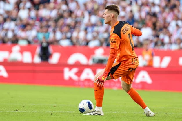 13.08.2026, Zabrze Liga Europy UEFA sezon 2026 27 runda III kwalifikacji, Gornik Zabrze - Ferencvaros Budapeszt - UEFA Europa League football Match season 2026 27 round III qualification Gornik Zabrze - Ferencvaros Budapest Nz. Philipp Schulze Fot. Michal Chwieduk Arena Akcji NEWSPIX.PL --- newspix.pl