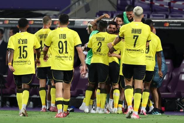 13.August.2026 - SOCCER - 2026 27 UEFA Conference League, Third Qualifying Round, 2nd Leg, FK Austria Wien vs Beitar Jerusalem Omer Atzili (Beitar Jerusalem) celebrates his team s first goal Vienna Franz-Horr-Stadion (Generali-Arena) Vienna Austria Copyright: xYigitxOermex xPsxImagesxYigitxOermex xPsxImagesx