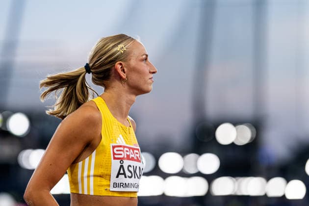 260813 Maja Askag of Sweden looks dejected in women s triple jump final during day 4 of the 2026 European Athletics Championships on August 13, 2026 in Birmingham. Photo: Mathias Bergeld BILDBYRAN kod MB MT1068 friidrott athletics friidrett friidrotts-em em friidretts-em 2026 european athletics championships 4 bbeng depp Copyright: MATHIASxBERGELD BB260813MB110