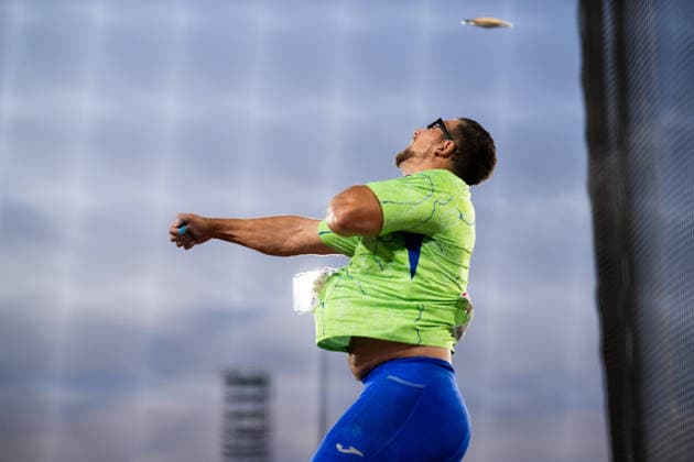 260813 Kristjan Ceh of Slovenia competes in men s discus throw final during day 4 of the 2026 European Athletics Championships on August 13, 2026 in Birmingham. Photo: Maxim Thore BILDBYRAN kod MT MT1068 friidrott athletics friidrett friidrotts-em em friidretts-em 2026 european athletics championships 4 bbeng Copyright: MAXIMxTHORE BB260813MT066