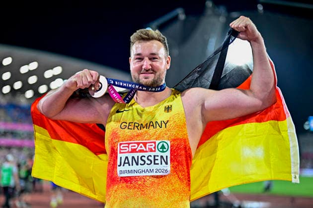 Henrik JANSSEN (Germany, SC Magdeburg, DISCUS THROW Men) GBR, European Athletics Championships, Athletics, 13.08.2026, GBR, European Athletics Championships, Athletics, 13.08.2026, Birmingham Copyright: xEibnerxPressefoto JanxPapenfussx EP_JPS