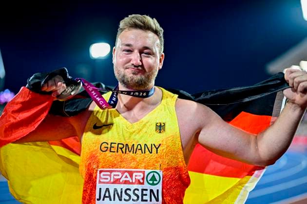 Henrik JANSSEN (Germany, SC Magdeburg, DISCUS THROW Men) GBR, European Athletics Championships, Athletics, 13.08.2026, GBR, European Athletics Championships, Athletics, 13.08.2026, Birmingham Copyright: xEibnerxPressefoto JanxPapenfussx EP_JPS