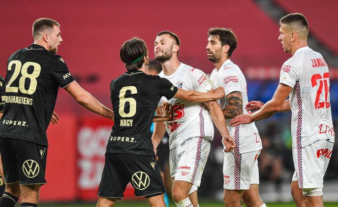 2026.08.13 Zabrze Pilka nozna Liga Europy UEFA Eliminacje 3 Rudna Kwalifikacji Ligi Europy Sezon 2026 2027 Gornik Zabrze - Ferencvaros N z Toon Raemaekers, Adam Nagy, Erik Prekop, Josema Sanchez, Rafal Janicki, awantura, sprzeczka Foto Marcin Bulanda PressFocus 2026.08.13 Zabrze Football UEFA European League Qualifying Third Round Season 2026 2027 Gornik Zabrze - Ferencvaros Toon Raemaekers, Adam Nagy, Erik Prekop, Josema Sanchez, Rafal Janicki, awantura, sprzeczka Credit: Marcin Bulanda PressFocus NEWSPIX.PL --- newspix.pl