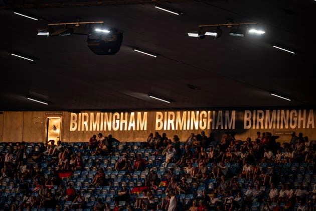 RECORD DATE NOT STATED 13th August 2026; Alexander Stadium, Birmingham, Midlands, England; 2026 European Athletics Championships, Day Four; Evening sun shines on the stadium GodfreyxPitt