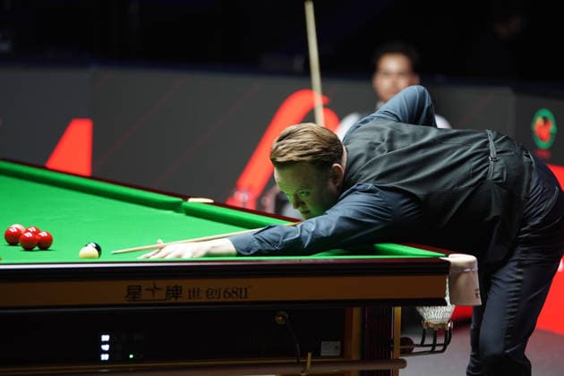 TAIYUAN, CHINA - AUGUST 14: Shaun Murphy of England plays a shot in the Quarterfinal match against Noppon Saengkham of Thailand on day 7 of the 2026 World Snooker Tour China Open at Taiyuan Binhe Sports Center on August 14, 2026 in Taiyuan, Shanxi Province of China.  Copyright: xTaixChengzhex 111659923715