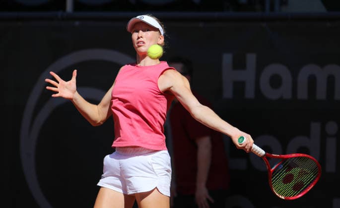 Sport Bilder des Tages Tennisturnier Ladies & Gents Cup am Rothenbaum in Hamburg: Marie Vogt (Deutschland).