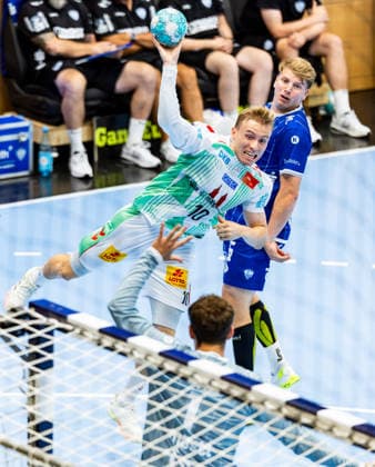 14.08.2026, GER, Handball, Maenner, Saison 26 27, Wartburg-Cup presented by Koetter Security, SC Magdeburg - TBV Lemgo Lippe Gisli Thorgeir Kristjansson (SC Magdeburg) 99817 Eisenach Werner-Assmann-Halle Am Sportpark Thueringen Deutschland