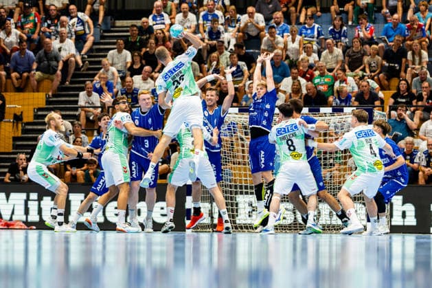 14.08.2026, GER, Handball, Maenner, Saison 26 27, Wartburg-Cup presented by Koetter Security, SC Magdeburg - TBV Lemgo Lippe Philipp Weber (SC Magdeburg) 99817 Eisenach Werner-Assmann-Halle Am Sportpark Thueringen Deutschland