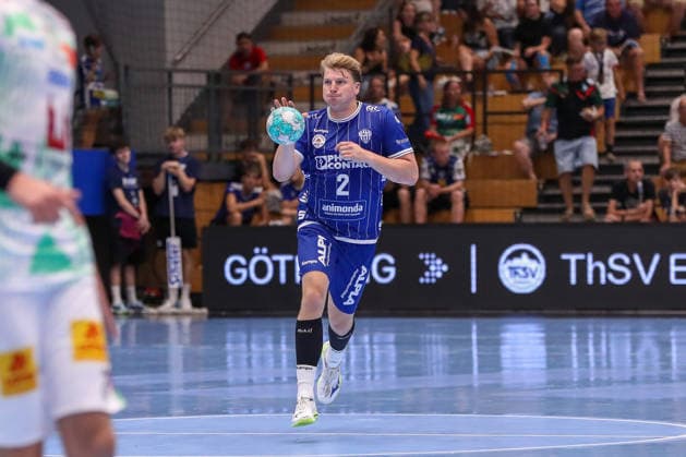 14.08.2026, xgox, Handball - Wartburg Cup TBV Lemgo-Lippe - SC Magdeburg emspor, v.l. Lukas Hutecek (Lemgo, 2) Eisenach