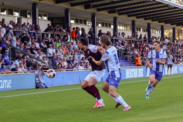 2026_08_14 , Hertha BSC II vs BFC Dynamo, Regionalliga 2026 2027 , Spieltag 5 Rufat Dadashov (BFC Dynamo, 10), Sebastian Weiland (Hertha BSC II, 31) Berlin Berlin Germany