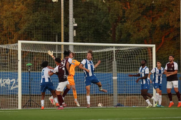 2026_08_14 , Hertha BSC II vs BFC Dynamo, Regionalliga 2026 2027 , Spieltag 5 Gedränge im Hertha Strafraum Berlin Berlin Germany