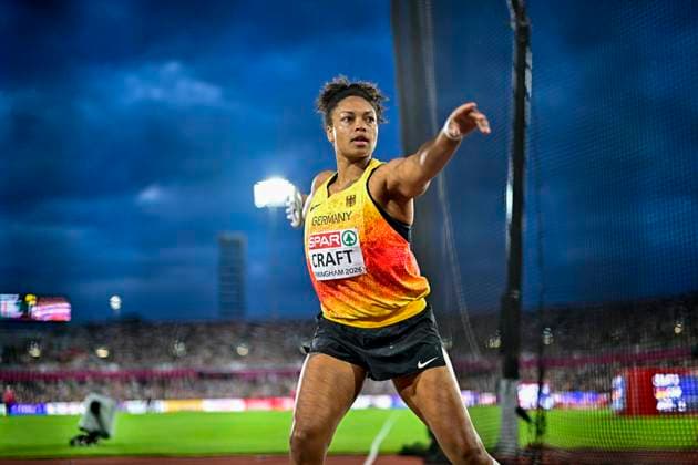 Shanice CRAFT (Germany, SV Halle, DISCUS THROW Women) GBR, European Athletics Championships, Athletics, 14.08.2026, GBR, European Athletics Championships, Athletics, 14.08.2026, Birmingham Copyright: xEibnerxPressefoto JanxPapenfussx EP_JPS