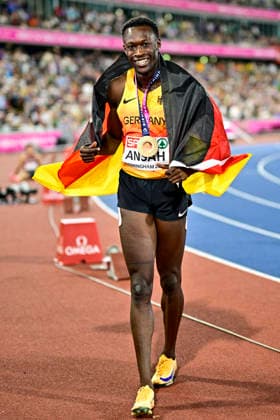 Owen ANSAH (Germany, Hamburger SV, 200m Men) GBR, European Athletics Championships, Athletics, 14.08.2026, GBR, European Athletics Championships, Athletics, 14.08.2026, Birmingham Copyright: xEibnerxPressefoto JanxPapenfussx EP_JPS