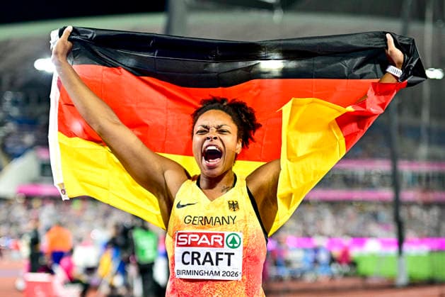 Shanice CRAFT (Germany, SV Halle, DISCUS THROW Women) GBR, European Athletics Championships, Athletics, 14.08.2026, GBR, European Athletics Championships, Athletics, 14.08.2026, Birmingham Copyright: xEibnerxPressefoto JanxPapenfussx EP_JPS