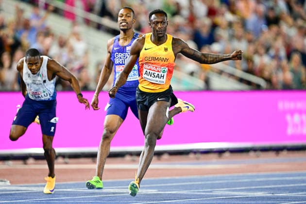 Owen ANSAH (Germany, Hamburger SV, 200m Men) GBR, European Athletics Championships, Athletics, 14.08.2026, GBR, European Athletics Championships, Athletics, 14.08.2026, Birmingham Copyright: xEibnerxPressefoto JanxPapenfussx EP_JPS