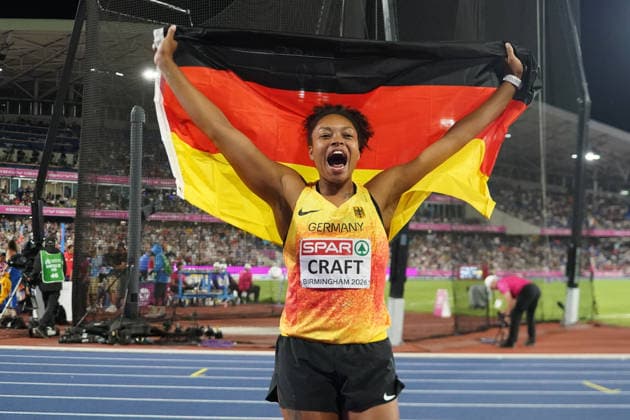 Birmingham , Leichtathletik, Athletics, Track and Field, EAA, Leichtathletik EM Birmingham 2026 European Championships birmingham 2026 , 10.08-17.08.2026, Alexander Stadium Birmingham, Grossbritannien , Diskuswurf Frauen , Discus throw Women Final,Shanice Craft Deutschland, Germany GER Copyright Gladys Chai von der Laage