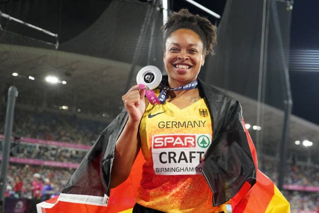 Birmingham , Leichtathletik, Athletics, Track and Field, EAA, Leichtathletik EM Birmingham 2026 European Championships birmingham 2026 , 10.08-17.08.2026, Alexander Stadium Birmingham, Grossbritannien , Diskuswurf Frauen , Discus throw Women Final,Shanice Craft Deutschland, Germany GER Copyright Gladys Chai von der Laage