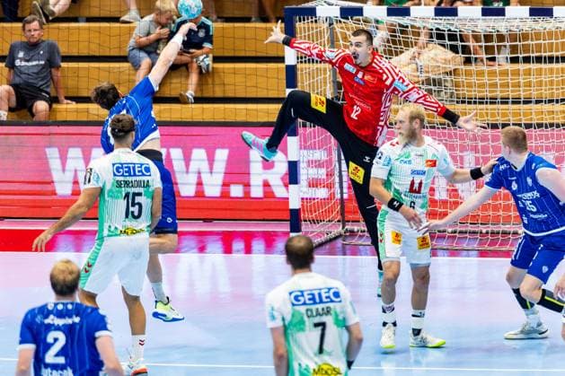14.08.2026, GER, Handball, Maenner, Saison 26 27, Wartburg-Cup presented by Koetter Security, SC Magdeburg - TBV Lemgo Lippe Matej Mandic (SC Magdeburg) 99817 Eisenach Werner-Assmann-Halle Am Sportp Thueringen Deutschland