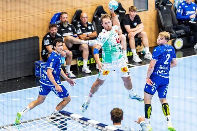 14.08.2026, GER, Handball, Maenner, Saison 26 27, Wartburg-Cup presented by Koetter Security, SC Magdeburg - TBV Lemgo Lippe Albin Legergren (SC Magdeburg) 99817 Eisenach Werner-Assmann-Halle Am Sportp Thueringen Deutschland