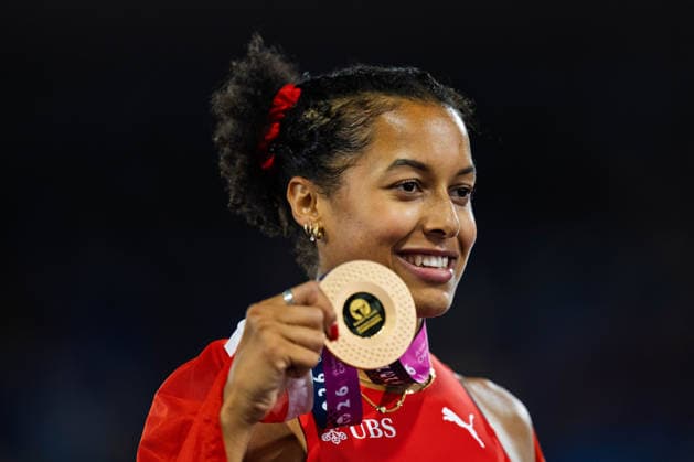 BIRMINGHAM, UNITED KINGDOM - AUGUST 14: Audrey Werro of Switzerland wins the Gold Medal in the Women s 800m during the European Athletics Championships at Alexander Stadium on August 14, 2026 in Birmingham, United Kingdom. England United Kingdom Copyright: xBEAUTIFULxSPORTS TobiasxLacknerx