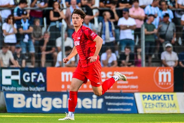 14.08.2026, GER, Fußball, Herren, RL Bayern, FC Memmingen vs TSV 1860 München Timo Schmidt (Memmingen, 4) Memmingen e-con ArenaPark Bayern Deutschland Copyright: xNordphotox xHafnerx