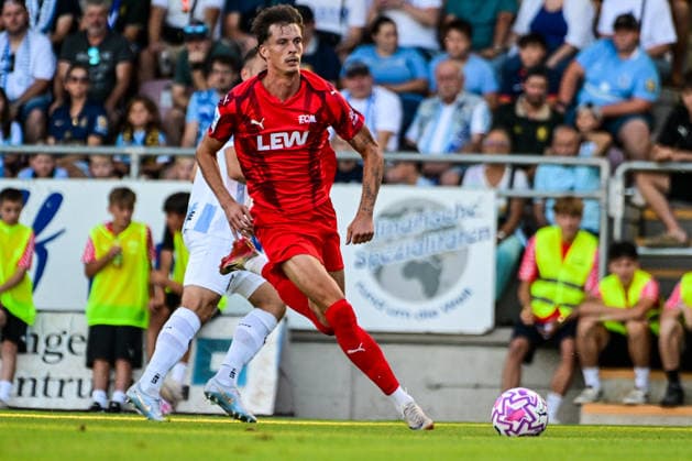 14.08.2026, GER, Fußball, Herren, RL Bayern, FC Memmingen vs TSV 1860 München Luis Pfaumann (Memmingen, 10) Memmingen e-con ArenaPark Bayern Deutschland Copyright: xNordphotox xHafnerx