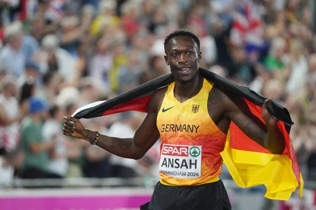 Birmingham , Leichtathletik, Athletics, Track and Field, EAA, Leichtathletik EM Birmingham 2026 European Championships birmingham 2026 , 10.08-17.08.2026, Alexander Stadium Birmingham, Grossbritannien , 200m Männer, 200m Men, Final , Owen Ansah Deutschland, Germany GER Copyright Gladys Chai von der Laage