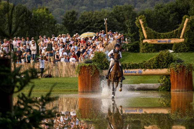 260815 Phillip Dutton of USA with horse Denim compete in the Eventing Cross-Country during day 5 of the 2026 FEI World Championships on August 15, 2026 in Aachen. Photo: Emma Wallskog BILDBYRAN kod EW EW0685 ridsport equestrian rid-vm 2026 2026 fei world championships bbeng ridsport-vm fälttävlan eventing terrängritt terräng Copyright: EMMAxWALLSKOG BB260815EW006