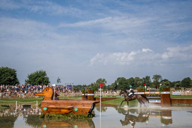 260815 Matej Sukdolak of Czech Republic with horse Qaid compete in the Eventing Cross-Country during day 5 of the 2026 FEI World Championships on August 15, 2026 in Aachen. Photo: Emma Wallskog BILDBYRAN kod EW EW0685 ridsport equestrian rid-vm 2026 2026 fei world championships bbeng ridsport-vm fälttävlan eventing terrängritt terräng Copyright: EMMAxWALLSKOG BB260815EW035