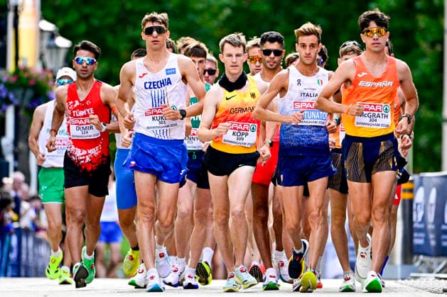 Leo KOEPP (Germany, LG Nord Berlin, HALF MARATHON RACE WALK Men) GBR, European Athletics Championships, Athletics, 15.08.2026, GBR, European Athletics Championships, Athletics, 15.08.2026, Birmingham Copyright: xEibnerxPressefoto JanxPapenfussx EP_JPS