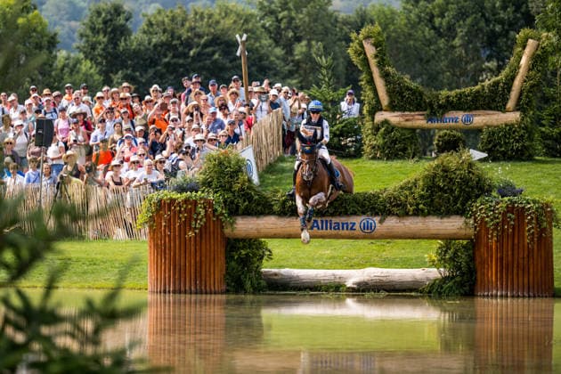 260815 Amanda Staam of Sweden with horse Corpoubet AT compete in the Eventing Cross-Country during day 5 of the 2026 FEI World Championships on August 15, 2026 in Aachen. Photo: Emma Wallskog BILDBYRAN kod EW EW0685 ridsport equestrian rid-vm 2026 2026 fei world championships bbeng ridsport-vm fälttävlan eventing terrängritt terräng sweden sverige Copyright: EMMAxWALLSKOG BB260815EW037