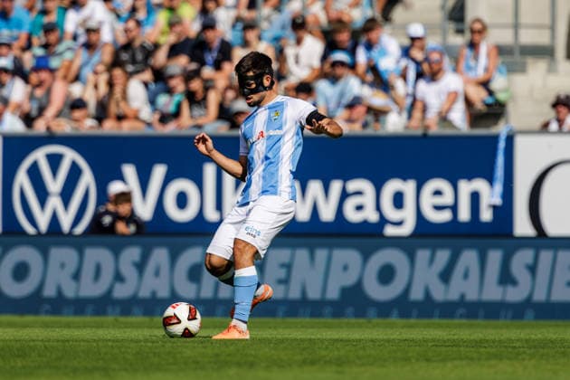 15.08.2026, GER, Regionalliga Nord-Ost, 3. Spieltag, Saison 2026 2027), Chemnitz, Chemnitzer FC - FC Erzgebirge Aue Roman Eppendorfer (Chemnitzer FC 25) Einzelaktion Aktion Chemnitz eins-Stadion - An der Gellertstraße Sachsen Deutschland Copyright: xnordphotoxGmbHx xTrienitzx