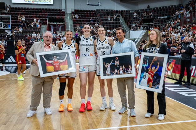 Basketball Ludwigsburg 15.08.2026 DBB Frauen Nationalmannschaft 2026 Testspiel Deutschland (GER) vs Spanien (ESP)