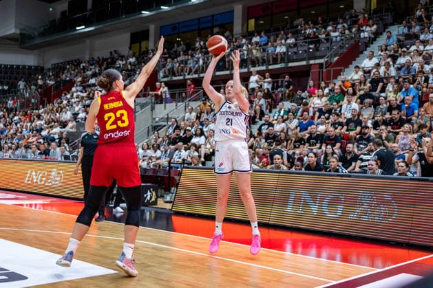 Basketball Ludwigsburg 15.08.2026 DBB Frauen Nationalmannschaft 2026 Testspiel Deutschland (GER) vs Spanien (ESP) Marie Gülich (Deutschland, No.21) Gulich