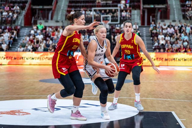 Basketball Ludwigsburg 15.08.2026 DBB Frauen Nationalmannschaft 2026 Testspiel Deutschland (GER) vs Spanien (ESP) Emma Eichmeyer (Deutschland, No.09)