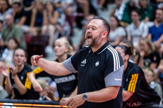 Basketball Ludwigsburg 15.08.2026 DBB Frauen Nationalmannschaft 2026 Testspiel Deutschland (GER) vs Spanien (ESP) Stefan Möller (Deutschland, Assistenztrainer)