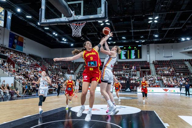 Basketball Ludwigsburg 15.08.2026 DBB Frauen Nationalmannschaft 2026 Testspiel Deutschland (GER) vs Spanien (ESP) Alina Hartmann (Deutschland, No.16)