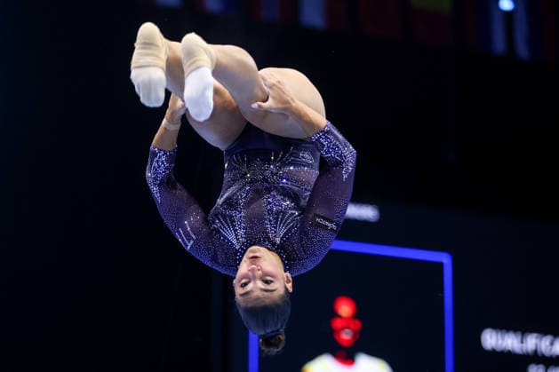36th European Championships and 15th European Junior Championships in WomenÂ s Artistic Gymnastics - Finals Manila Esposito of Italy competes on the Floor Exercise Final during day 3 of the 2026 Women s Artistic Gymnastics European Championships at Arena Zagreb on August 15, 2026 in Zagreb, Croatia.  IgorxKralj PIXSELL