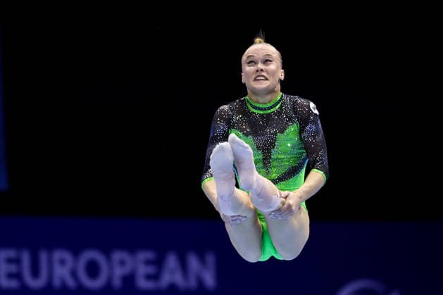 36th European Championships and 15th European Junior Championships in WomenÂ s Artistic Gymnastics - Finals Angelina Melnikova of Russia competes on the Floor Exercise Final during day 3 of the 2026 Women s Artistic Gymnastics European Championships at Arena Zagreb on August 15, 2026 in Zagreb, Croatia.  IgorxKralj PIXSELL