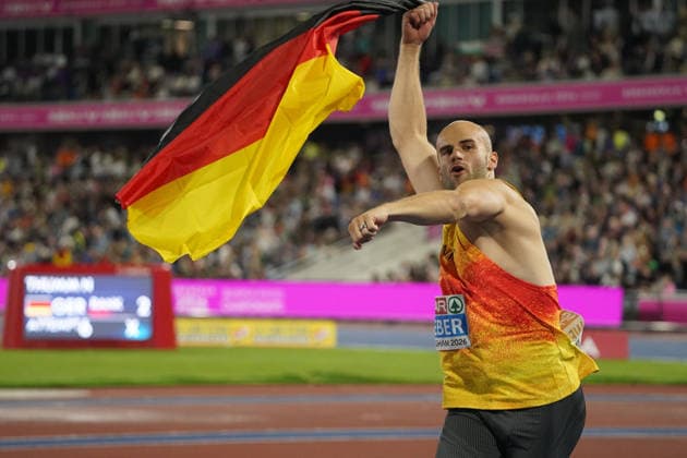 Birmingham , Leichtathletik, Athletics, Track and Field, EAA, Leichtathletik EM Birmingham 2026 European Championships birmingham 2026 , 10.08-17.08.2026, Alexander Stadium Birmingham, Grossbritannien , Speerwurf Männer, Javelin throw Men Finale Julian Weber, Deutschand Germany GER Copyright Gladys Chai von der Laage