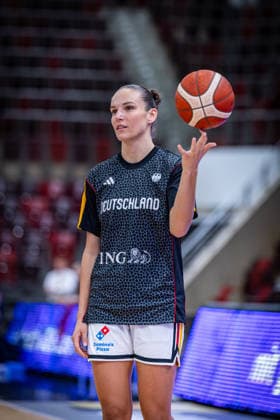 Basketball Ludwigsburg 15.08.2026 DBB Frauen Nationalmannschaft 2026 Testspiel Deutschland (GER) vs Spanien (ESP) Clara Bielefeld (Deutschland, No.25)