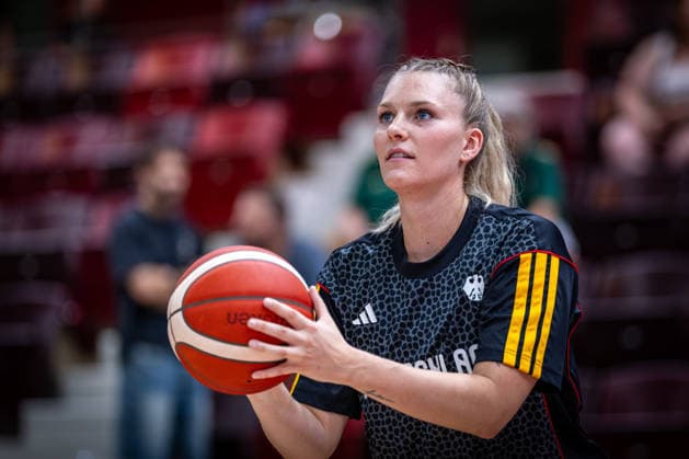 Basketball Ludwigsburg 15.08.2026 DBB Frauen Nationalmannschaft 2026 Testspiel Deutschland (GER) vs Spanien (ESP) Nina Rosemeyer (Deutschland, No.33)