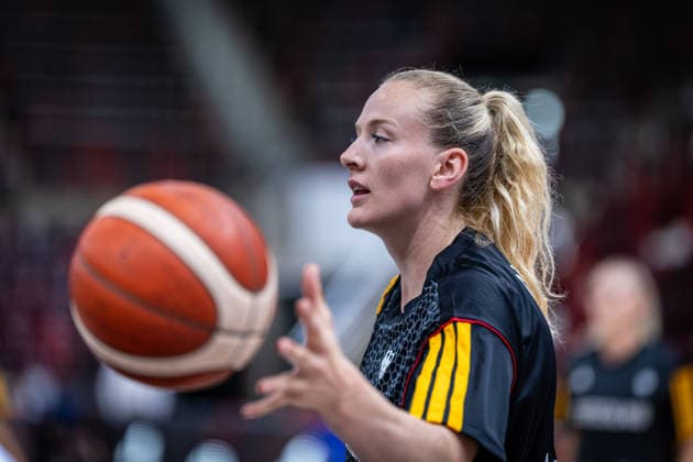 Basketball Ludwigsburg 15.08.2026 DBB Frauen Nationalmannschaft 2026 Testspiel Deutschland (GER) vs Spanien (ESP) Marie Gülich (Deutschland, No.21) Gulich