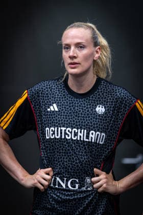 Basketball Ludwigsburg 15.08.2026 DBB Frauen Nationalmannschaft 2026 Testspiel Deutschland (GER) vs Spanien (ESP) Marie Gülich (Deutschland, No.21) Gulich