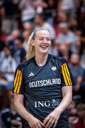 Basketball Ludwigsburg 15.08.2026 DBB Frauen Nationalmannschaft 2026 Testspiel Deutschland (GER) vs Spanien (ESP) Marie Gülich (Deutschland, No.21) Gulich