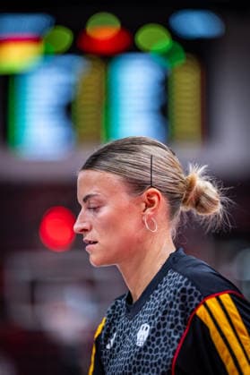 Basketball Ludwigsburg 15.08.2026 DBB Frauen Nationalmannschaft 2026 Testspiel Deutschland (GER) vs Spanien (ESP) Alexandra Wilke (Deutschland, No.03)
