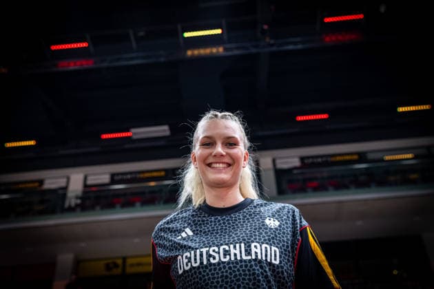 Basketball Ludwigsburg 15.08.2026 DBB Frauen Nationalmannschaft 2026 Testspiel Deutschland (GER) vs Spanien (ESP) Nina Rosemeyer (Deutschland, No.33)